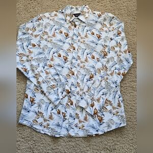 Black Brown 1826 Button Down Size Small Shirt